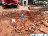 Laying out the foundation walls at column line 6.5 From G-C.7 Facing South (800x600).jpg